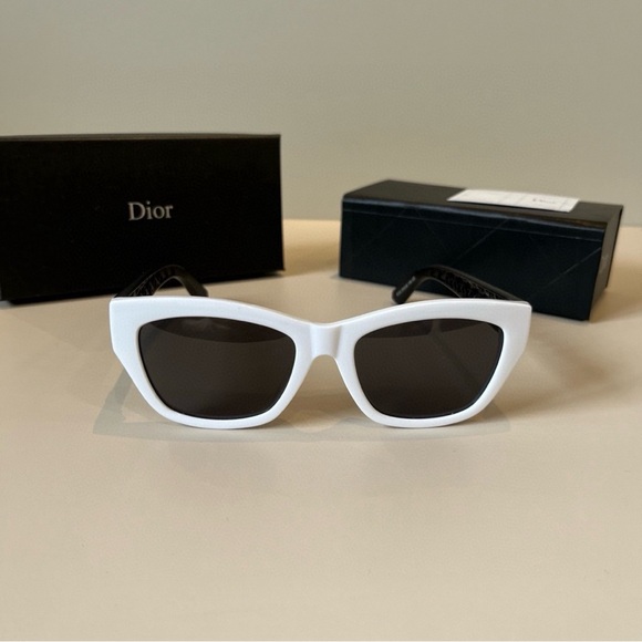 Dior White and Black Sunglasses main image 6